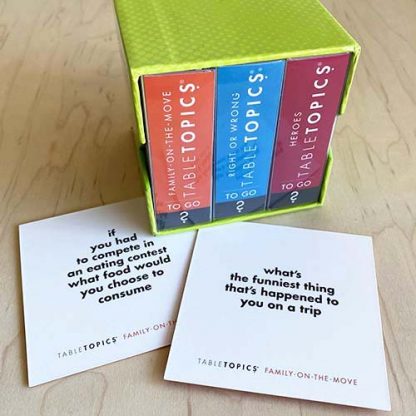 Table Topics Family 3-Pack Questions Game