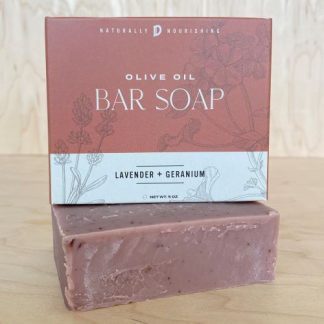 Durant Olive Oil Lavender + Geranium Soap