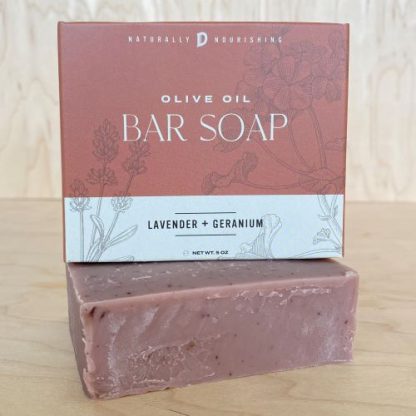 Durant Olive Oil Lavender + Geranium Soap