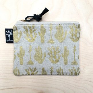 Frankie & Coco Pacific Zippered Pouch - Desert Gold