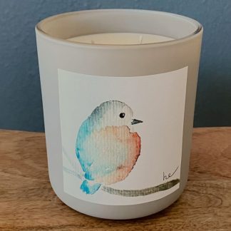 HALO ART & DESIGN Bird on Branch Candle