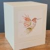 HALO ART & DESIGN Hummingbird Candle box