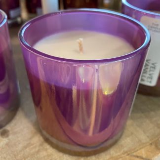 Purple iridescent Candle