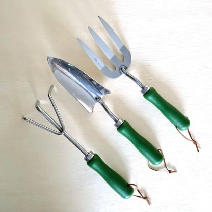 Stainless Steel & Wood Garden Tools