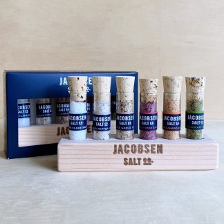 Jacobsen Infused Salt Vial Wood Block set