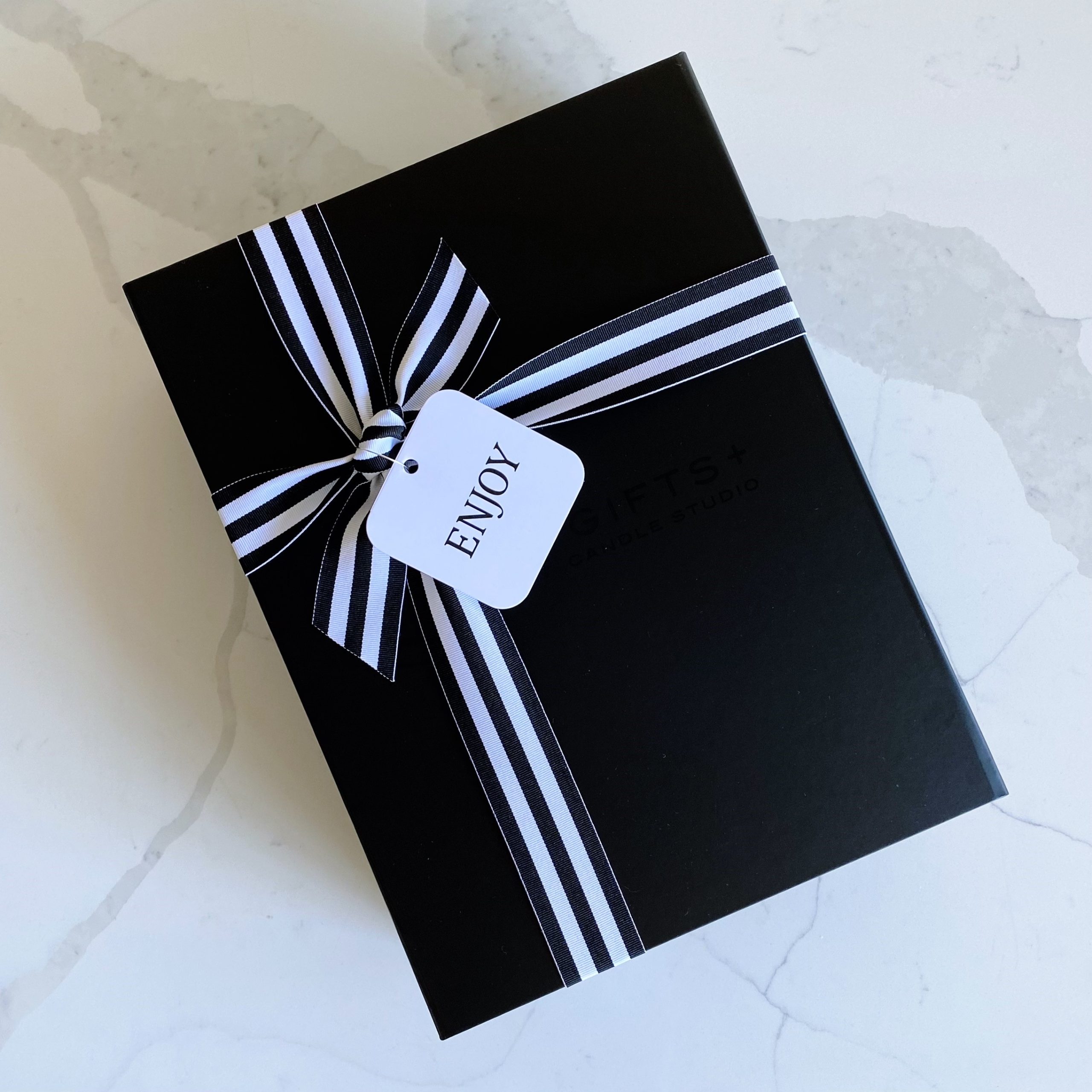 Large Glow Gift Box & Enjoy Tag